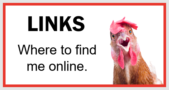 Links, Kate Satori, picture of rooster
