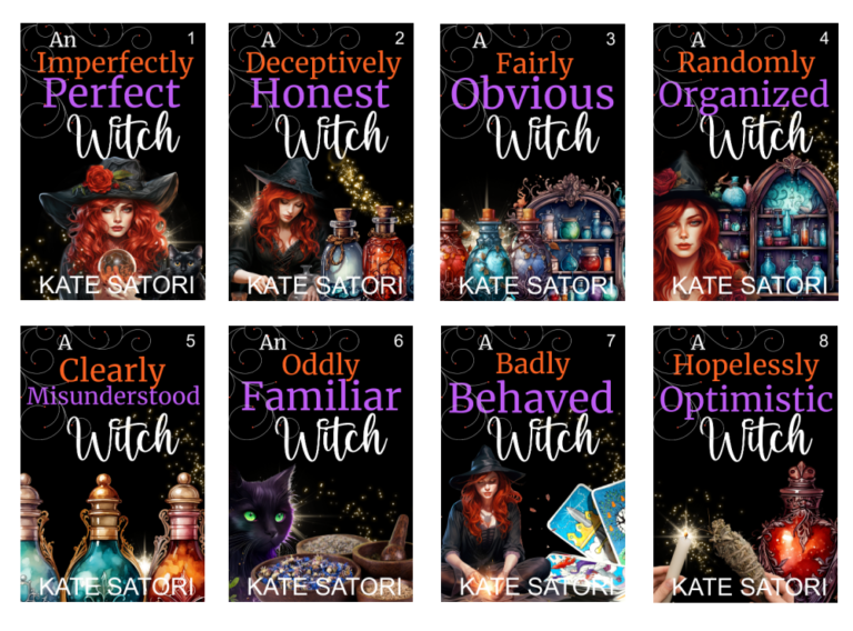 cozy mystery books with witches, Keystone County Witches series by Kate Satori